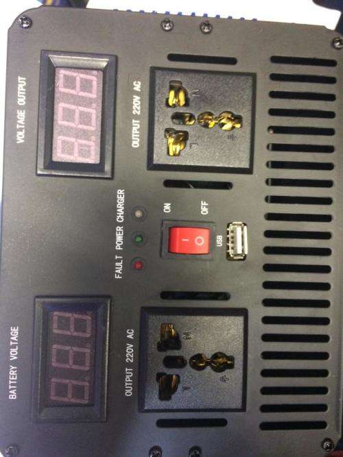 DC 12V TO AC 220V SINE WAVE-5 000W/10 000W SURGE POWER/15A UPS INVERTER/CHARGER/CLEAN POWER SOLUTION