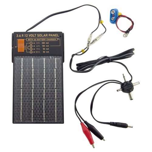 HEAVY DUTY !!  3,6,9,12 VOLT SOLAR MULTI CHARGER ...VALUE R 450.00