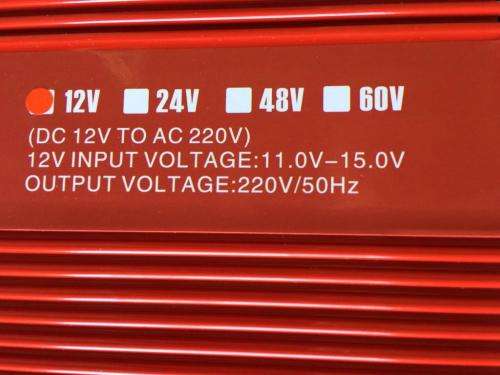 Solar Power Inverter 5000W Continuous /10 000W Peak Power -12V DC to 220V AC