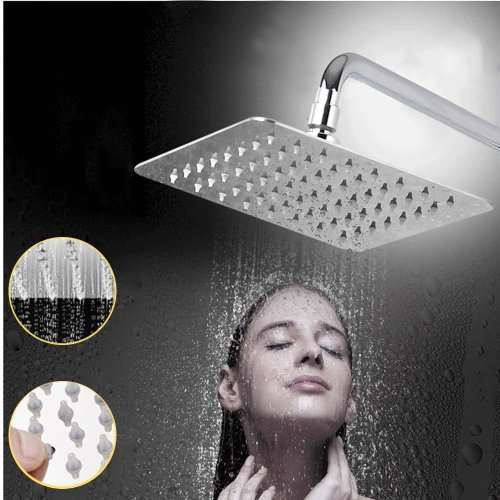 ULTRA MODERN RAINFALL SHOWER HEAD 200MM X 200MM SQUARE ...SUPERIOR QUALITY