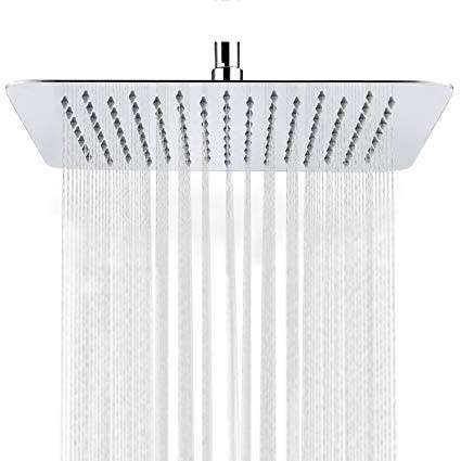 ULTRA MODERN RAINFALL SHOWER HEAD 200MM X 200MM SQUARE ...SUPERIOR QUALITY