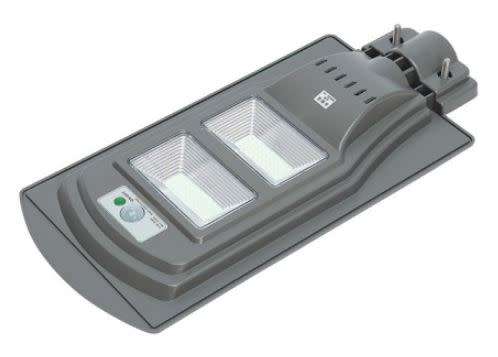 60W SOLAR STREET LIGHT WITH MOUNTING POLE...FULLY AUTO...DAY NIGHT SENSOR