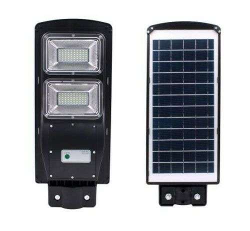 60W SOLAR STREET LIGHT WITH MOUNTING POLE...FULLY AUTO...DAY NIGHT SENSOR