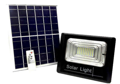 40W SOLAR SECURITY LIGHT WITH PANAL BRACKET & REMOTE/ALUMINUM ALLOY /IP 66 / LIGHTS FOR 8-10 HOURS !