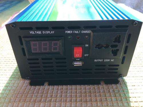 PURE SINE WAVE INVERTER/3000W CONTINUOUS/6000W SURGE POWER..IDEAL FOR A HOME USE  !