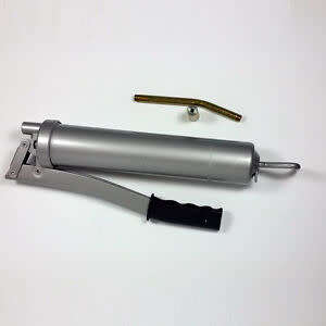 500ML HEAVY DUTY STEEL PUMP ACTION GREASE GUN...LTD STOCK...GREAT VALUE !!