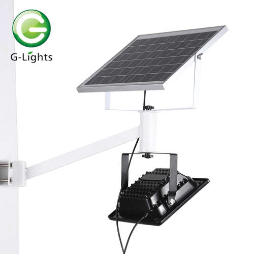 40W SOLAR SECURITY LIGHT WITH PANAL BRACKET & REMOTE/ALUMINUM ALLOY /IP 66 / LIGHTS FOR 8-10 HOURS !