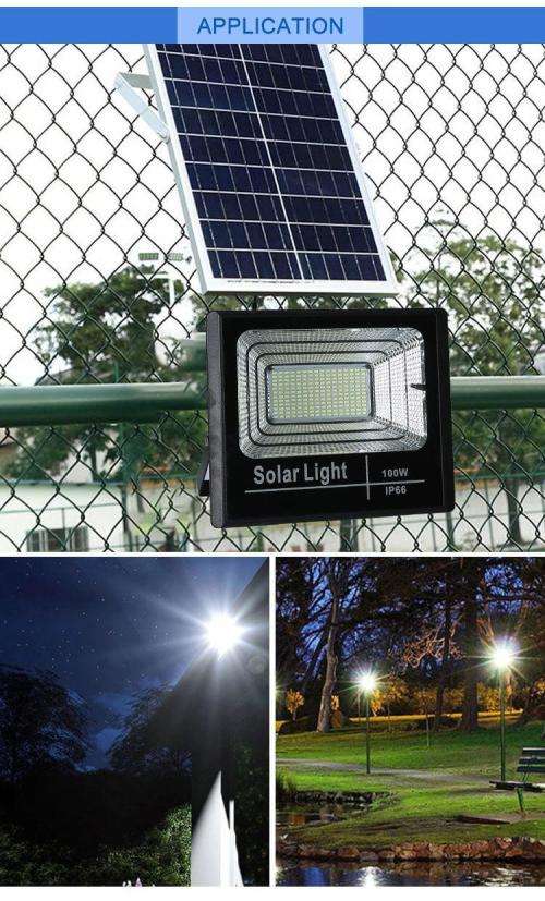 40W SOLAR SECURITY LIGHT WITH PANAL BRACKET & REMOTE/ALUMINUM ALLOY /IP 66 / LIGHTS FOR 8-10 HOURS !
