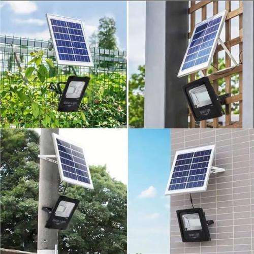 42 LED - 30W SOLAR SECURITY FLOODLIGHT WITH REMOTE /LARGE SOLAR PANEL/PANEL MOUNTING BRACKET