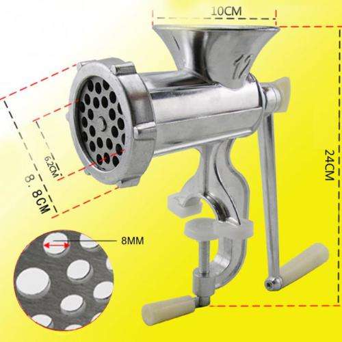 MEAT MINCER.. HIGH VOLUME...DURABLE WITH ATTACHMENTS..GRIND VEGGIES, MEAT, COFFEE BEANS AND MORE!