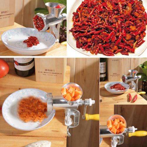 MEAT MINCER.. HIGH VOLUME...DURABLE WITH ATTACHMENTS..GRIND VEGGIES, MEAT, COFFEE BEANS AND MORE!