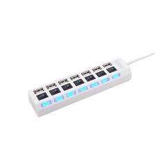 7 PORT USB CHARGER 2.0 HUB...INDIVIDUAL ON-OF SWITCHES !!