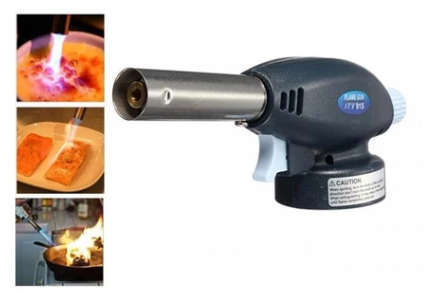 FLAME TORCH...A MUST FOR YOUR KITCHEN! HEATS UP TO 1300 DEGREES...EXCELLENT QUALITY