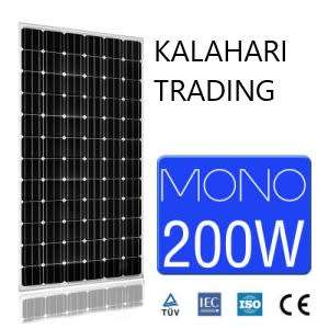 200W 24V MONOCRYSTALLINE SOLAR PANEL...GET OFF THE GRID....RENEWABLE ENERGY SUPPLY...LTD STOCK !!