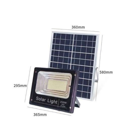 200W SOLAR STREET FLOOD LIGHT...EXCELLENT QUALITY...50 000 HRS LIFE SPAN ...THE SUN PAYS !!