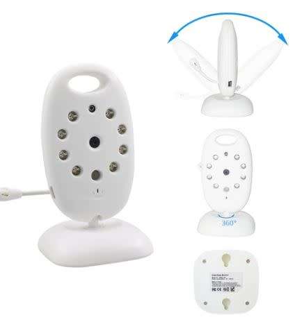 WIRELESS VIDEO BABY MONITOR WITH AMBIENT TEMPERATURE MONITORING