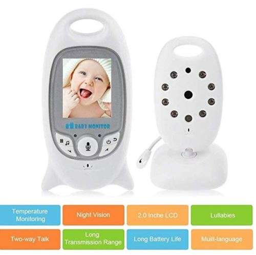 WIRELESS VIDEO BABY MONITOR WITH AMBIENT TEMPERATURE MONITORING