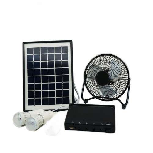 SOLAR 8" FAN WITH LIGHTING SYSTEM...ONE OF A KIND...IDEAL FOR CAMPING OR DURING LOAD SHEDDING