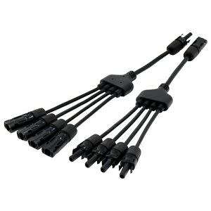 MC4 Y4 - 4 INTO ONE SOLAR BRANCH PANEL CONNECTORS...SOLD AS A SET !!