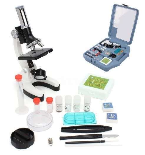 SCHOOL 28 PIECE MICROSCOPE SET...PERFECT EDUCATIONAL SET FOR ...LTD OFFER !!