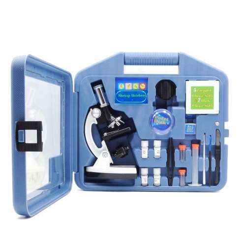 SCHOOL 28 PIECE MICROSCOPE SET...PERFECT EDUCATIONAL SET FOR ...LTD OFFER !!