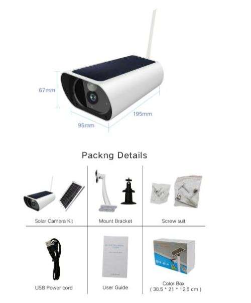 SOLAR-HD SECURITY CAMARA 4G  LTE - 2 PANEL SOLAR  SURVEILLANCE CAMERA - GET EARLY WARNING ON CELL !