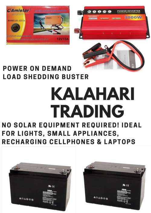 3000W INVERTER - LOAD SHEDDING BUSTER KIT...NO SOLAR EQUIPMENT REQUIRED...LTD STOCK !!