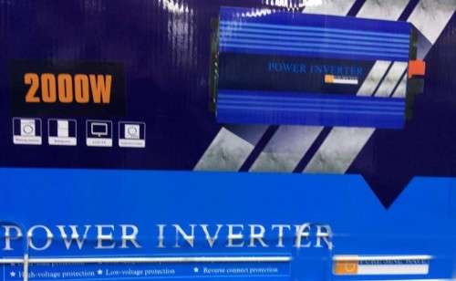 2000W PURE SINE WAVE DC12V TO AC220V 2000W RATED/4000W SURGE POWER INVERTER..EXCELLENT QUALITY !!