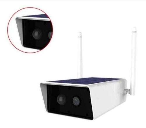 SOLAR WIRELESS SMART WIFI SURVEILLANCE CAMERA-DUAL POWER-NIGHT VISION-RECIEVE IMAGE ON CELL !!
