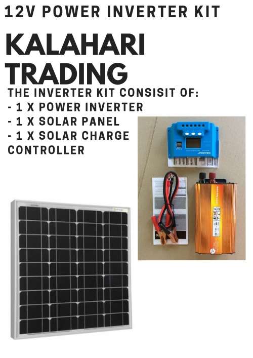 2000W INVERTER + 10A CONTROLLER + 100W SOLAR PANEL COMBO / SAVE ON SHIPPING COST !!