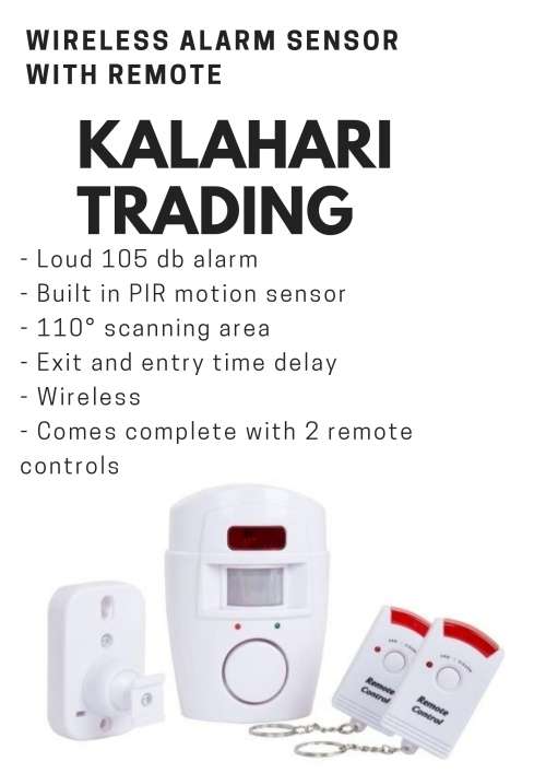 Wireless 105DB Alarm Sensor...Remotes Included