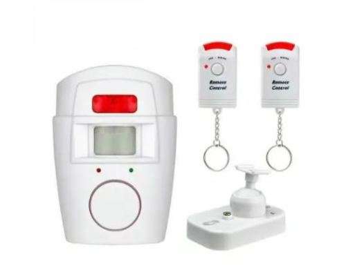 Wireless PIR Motion Sensor Alarm With 2 Remotes and Mount Bracket, Secure your Home and family NOW !