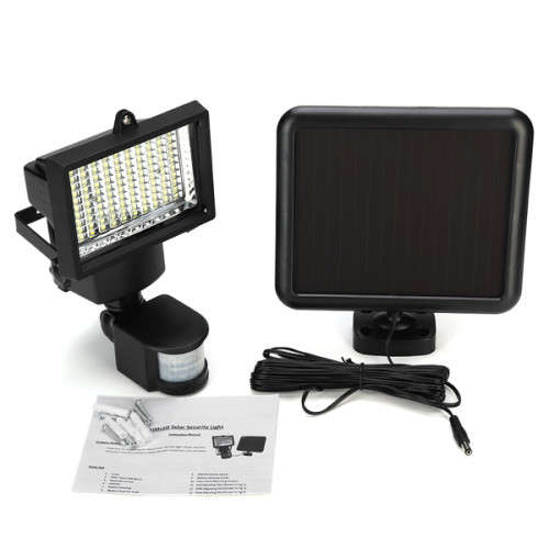 SUPER HQ 60 LED SOLAR SECURITY LIGHT WITH MOTION SENSOR...VALUE FOR MONEY
