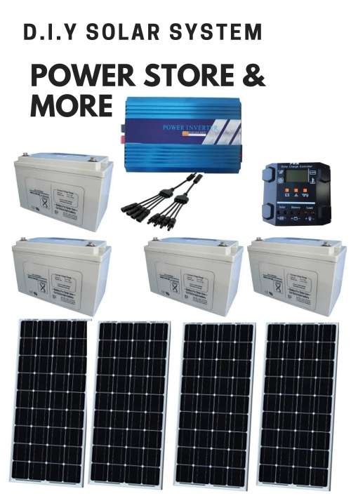 4000W 12V POWER PURE SINEWAVE INVERTER DC to AC 220V - XL SOLAR D.I.Y KIT...POWER SYSTEM