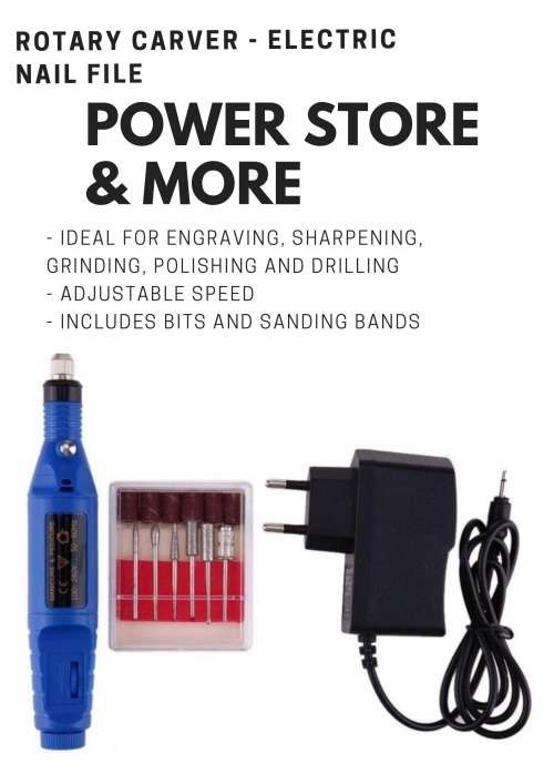 ROTARY CARVER...NAIL FILE...UP TO 20 000R.P.M