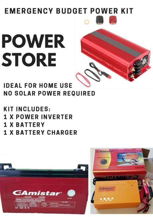 1000W EMERGENCY  POWER KIT... EMERGENCY POWER FOR HOME USE-SAVE ON SHIPPING-3 ITEMS SENT AT ONE COST