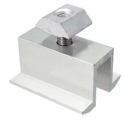SOLAR PANEL MOUTING BRACKETS-BULK BUY OF 10 X BRACKETS-DOUBLE SIDED 35MM WIDE - BEST PRICE IN SA !!