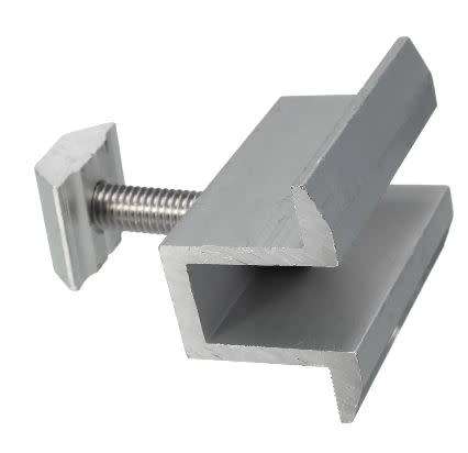 SOLAR PANEL MOUTING BRACKETS-BULK BUY OF 10 X BRACKETS-DOUBLE SIDED 35MM WIDE - BEST PRICE IN SA !!