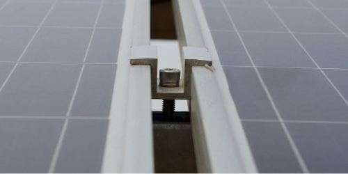 SOLAR PANEL MOUTING BRACKETS-BULK BUY OF 10 X BRACKETS-DOUBLE SIDED 35MM WIDE - BEST PRICE IN SA !!