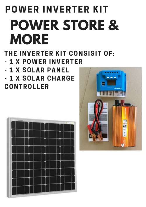 DIY - 1000W POWER KIT - 10A CONTROLLER - 50W SOLAR PANEL COMBO - SAVE ON SHIPPING COST ! !