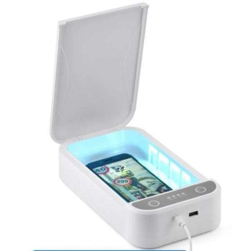 UVC DISINFECTION BOX...RAPID STERILIZATION FOR PHONES ,KEYS ,TOYS,MASKS,REMOTES ETC...