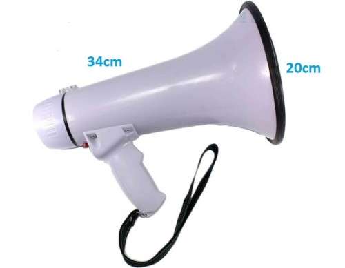 MEGAPHONE - MULTIFUNCTION... 25W ... EXTRA LARGE ... SUPER LOUD !!