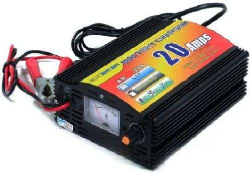20A-12V SMART 4 PHASE INTELLIGENT BATTERY CHARGER -AUTO SHUT OFF - IDEAL FOR BATTERIES 80AH TO 300AH