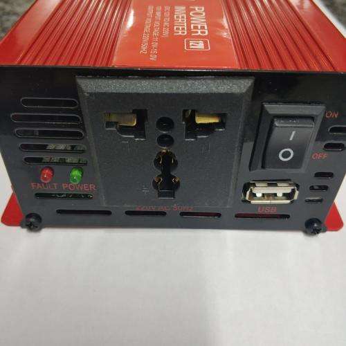 1000W HIGH EFFICIENCY POWER INVERTER-12V TO 220V-IDEAL FOR LIGHTING-SMALL ITEMS-NORMAL SA 3 PIN PLUG