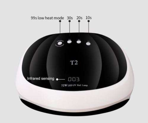72W UV Nail Curing Lamp...New Bigger Size...2 x Hands at a Time !!