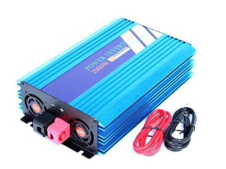 2000W 12v RATED-4000W PEAK POWER INVERTER-12V DC TO AC 220V-HIGH IFFICIANCY PURE SINEWAVE INVER