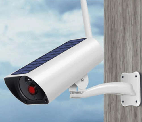 WIFI SOLAR SECURITY SURVEILLANCE CAMERA ,NEVER RUNS OUT OF POWER - RECHARGE ITSELF EVERYDAY !!
