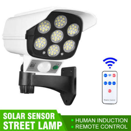113 LED SOLAR MOTION MONITORING LAMP - PIR MOTION SENSOR-RAIN PROOF-EASY INSTALATION-LOW SHIPPING !
