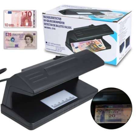 MONEY COUNTERFEIT DETECTOR - UV , ULTRAVIOLET - DON`T GET CAUGHT !!