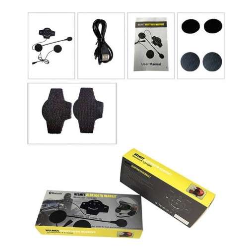 Motorcycle Helmet Wireless Bluetooth Heaphones-Motorcycle Headset Communication Systems-Earphones